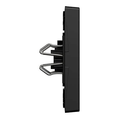 Schneider Electric MEG3305-0403 Pure Decor, M-Smart, M-Plan, M-Elegance Wippe, Schwarz Matt