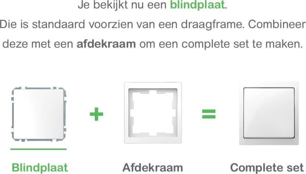 Merten blindskydd svart matt MEG4075-0403 (MEG4075-0403)