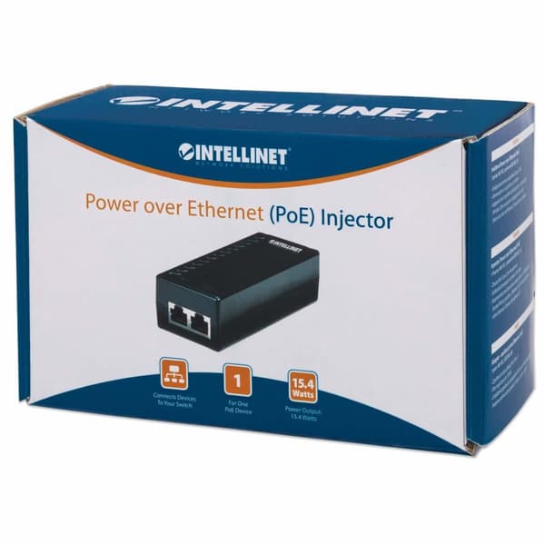 Intellinet 524179 PoE-adapter & injektor Fast Ethernet 52 V