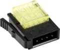Miniatyrbild 1 av 2: 3M 37104-2206-000 FL Zwakstroomverbinder Flexibel: 0,3-0,56 mm² Massiv: 0,3-0,56 mm² Antal Polen: 4 1 stuk(s) Grijs
