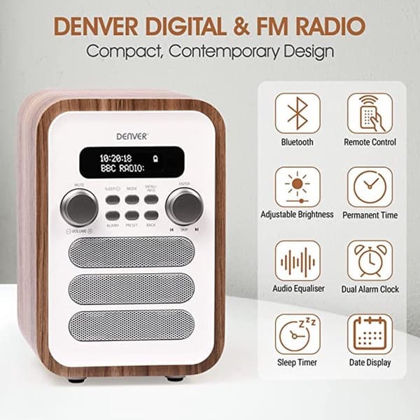 Denver DAB-48 White (111111000480)
