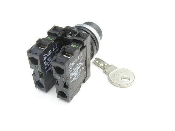 Eaton Electric GmbH Nøgleknap 3 positioner M22-WRS3-MS3 (111774)
