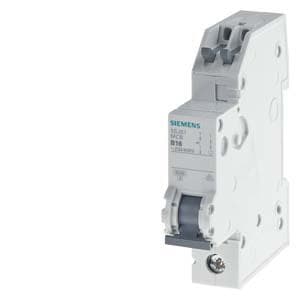 Siemensin pienoiskatkaisija B16 A pistoliitin (5SJ61166KS)