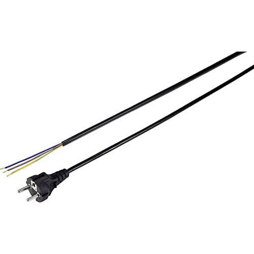 Sygonix SY-5043490 strømtilslutningskabel sort 1,50 m (SY-5043490)