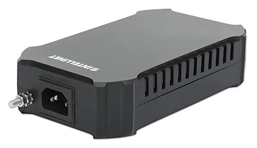 INTELLINET 10G PoE++ Injector One 95 Watt Port, IEEE 802.3bt kompatibel (4PPoE), plasthölje, valfritt väggfäste (561945)