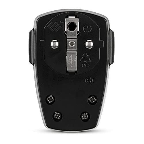 REV 0512102555 Sikkerhedsstik plast med afbryder 250 V sort IP20 (0512102555)