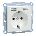 Miniatyrbillede 3 af 6: MEG2366-0325 Schuko fatning (MEG2366-0325)