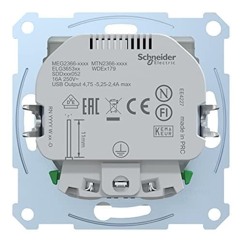 MEG2366-0325 Schuko fatning (MEG2366-0325)