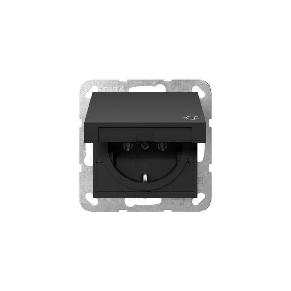 GIRA 4454005 SCHUKO KD System 55 Sort (4454005)