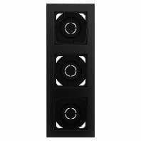 Gira pinta-asennuskotelo 3f runko sw m 106309 (106309)