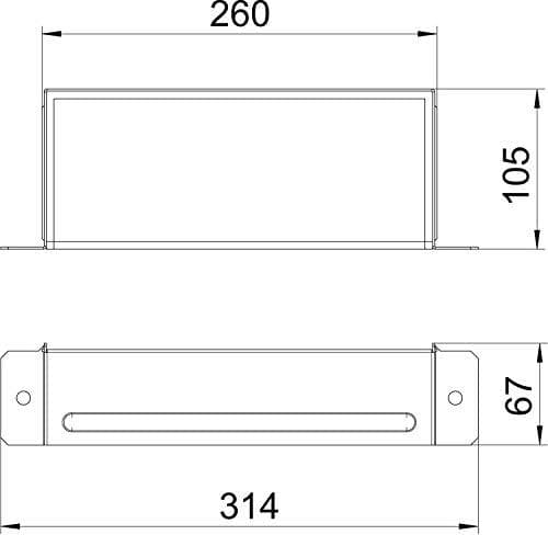 OBO Bettermann endestykke BSKM-VK 0407 RW (7216561)
