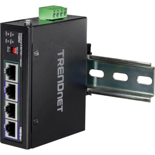 TRENDnet TI-IG290 - Power Injector (asennettavissa DIN-kiskoon) - 2,5 G, teollisuus - 95 wattia - Lähtöliittimet: 2