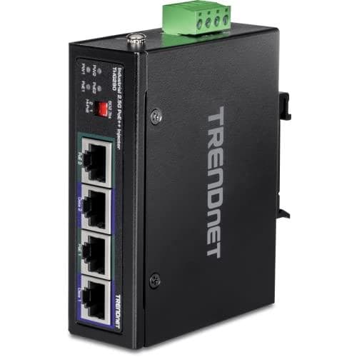TRENDnet TI-IG290 - Power Injector (DIN-skinne monteres) - 2,5G, industriel - 95 Watt - Udgangsstik: 2