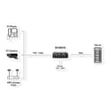 Miniatyrbild 5 av 8: PoE+ Gigabit-injektor 60W DC-ingång +12V till +48V (EX-60316)