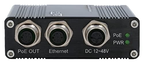 PoE+ Gigabit-injektor 60W DC-ingång +12V till +48V (EX-60316)