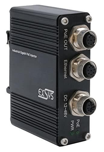 PoE+ Gigabit-injektor 60W DC-indgang +12V til +48V (EX-60316)