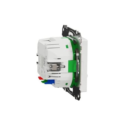 Merten Connected SCHUKO fatning polar hvid blank MEG2380-0319 (MEG2380-0319)