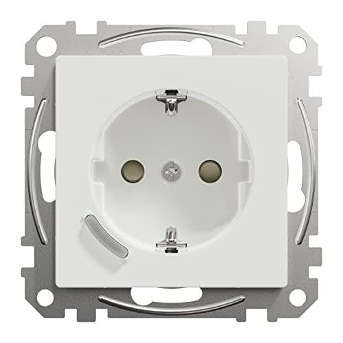 Merten Connected SCHUKO fatning polar hvid blank MEG2380-0319 (MEG2380-0319)