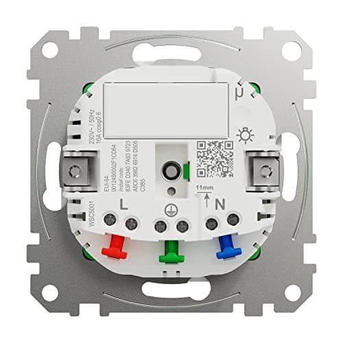 Merten Connected SCHUKO fatning polar hvid blank MEG2380-0319 (MEG2380-0319)