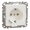 Miniatyrbillede 1 af 11: Merten Connected SCHUKO fatning polar hvid blank MEG2380-0319 (MEG2380-0319)
