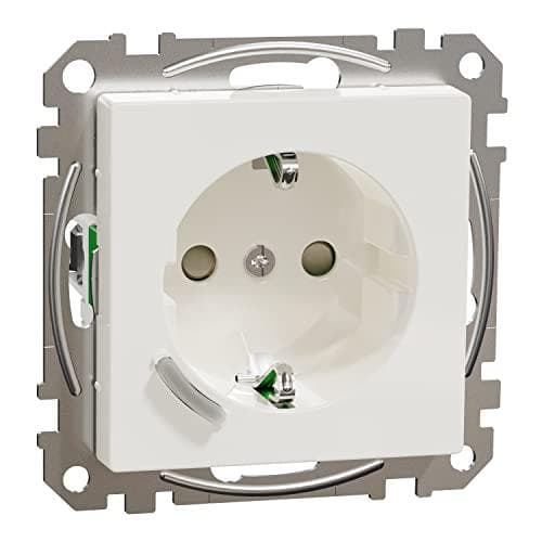 Merten Connected SCHUKO fatning polar hvid blank MEG2380-0319 (MEG2380-0319)