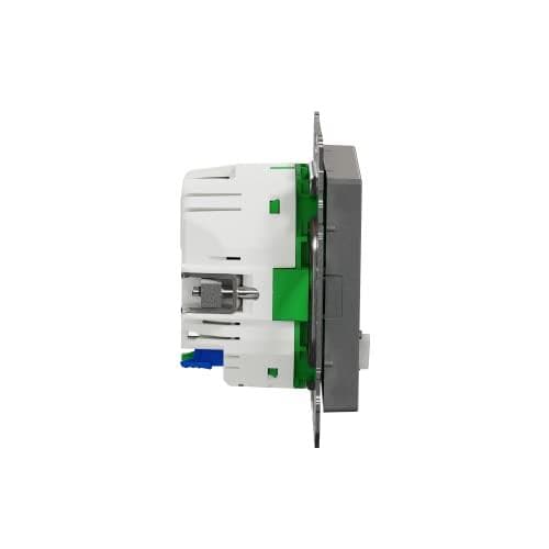 Merten Connected SCHUKO stikkontakt antracit MEG2380-0414 (MEG2380-0414)