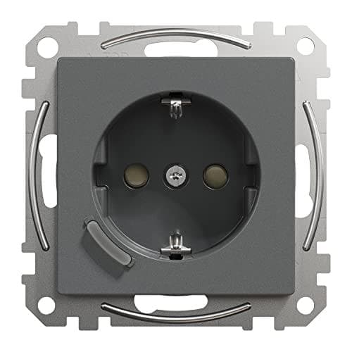 Merten Connected SCHUKO stikkontakt antracit MEG2380-0414 (MEG2380-0414)
