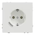 Miniatyrbillede 2 af 6: Merten Connected SCHUKO fatning lotus hvid MEG2380-6035 (MEG2380-6035)