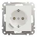 Miniatyrbild 2 av 6: Merten Connected SCHUKO uttag aktiv vit blank MEG2380-0325 (MEG2380-0325)