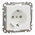 Miniatyrbild 1 av 6: Merten Connected SCHUKO uttag aktiv vit blank MEG2380-0325 (MEG2380-0325)