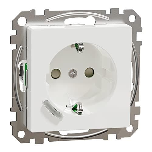Merten Connected SCHUKO stikkontakt aktiv hvid blank MEG2380-0325 (MEG2380-0325)