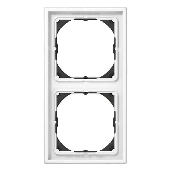 Jung LS982HBFWW ramme 2x LS 990 28mm installationshøjde (LS982HBFWW)