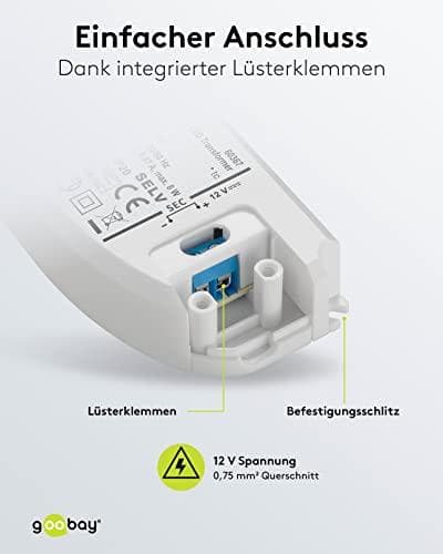Goobay LED-transformator 12 V/8 W (60367)
