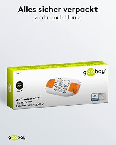 Goobay LED-transformator 12 V/8 W (60367)