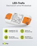 Miniatyrbild 2 av 6: Goobay LED-transformator 12 V/8 W (60367)