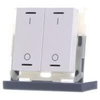 MDT BE-TAL55T2.B1 Knaplys 55 2x RGB-W temp. sensor ren hvid glat skift (BE-TAL55T2.B1)
