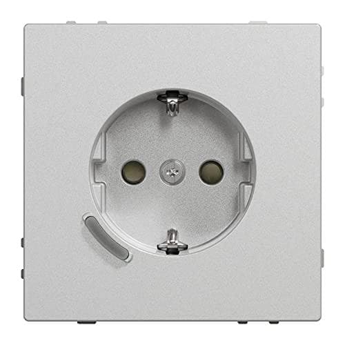 Merten Connected SCHUKO uttag rostfritt stål MEG2380-6036 (MEG2380-6036)