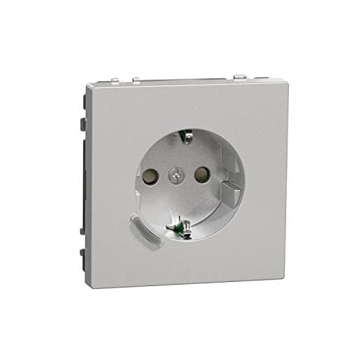 Merten Connected SCHUKO uttag rostfritt stål MEG2380-6036 (MEG2380-6036)