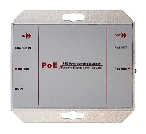 PoE+ Gigabit injektor 60W inkl. strømforsyning DC-indgang +12V til +32V (EX-60300)