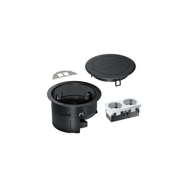 HAGER BSR02D03 Installationsboks R02, 2xSCHUKO Keystone (BSR02D03)
