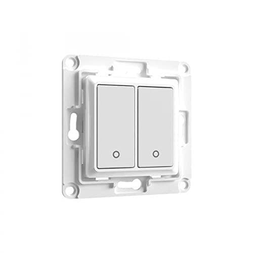Tilbehør "Wall Switch 5.10cm (2") Vægkontakt 2-fold hvid (WS2 hvid)