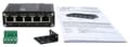 Pikkukuva 5 / 6: EXSYS GmbH Mini 5-porttinen Ethernet PoE -kytkin – 5*10/100/1000Tx (EX-62020POE)
