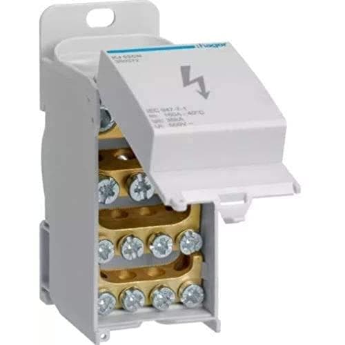 HAGER KJ02CN distributionsblok 160A lukket, 1-benet (KJ02CN)