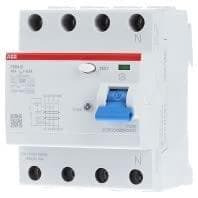 ABB Stotz S&J RCCB typ B 4P 40A,300mA,3kA,4TE F204B-40/0.3-4TE (2CSF204568R3400)