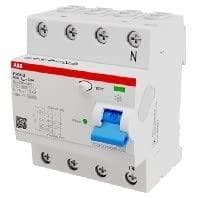 ABB Stotz S&J RCCB type B 4P 63A,300mA,3kA,4TE F204B-63/0.3-4TE (2CSF204568R3630)