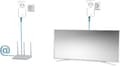Pikkukuva 4 / 11: Vahva Powerline 2000 KIT 2000Mbps Sisäänrakennettu Ethernet-portti Valkoinen 2 kpl (POWERL2000DUOEU)