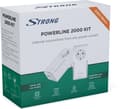 Pikkukuva 8 / 11: Vahva Powerline 2000 KIT 2000Mbps Sisäänrakennettu Ethernet-portti Valkoinen 2 kpl (POWERL2000DUOEU)