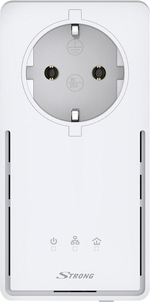 Vahva Powerline 2000 KIT 2000Mbps Sisäänrakennettu Ethernet-portti Valkoinen 2 kpl (POWERL2000DUOEU)
