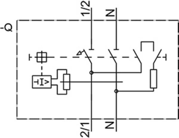 Siemens 5SV1316-7KK06 FI/LS kompakt 6kA type A 30mA C6 (5SV13167KK06)