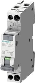 Miniatyrbillede 1 af 6: Siemens 5SV1316-7KK06 FI/LS kompakt 6kA type A 30mA C6 (5SV13167KK06)